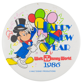 Disney Happy New Year Event Busy Beaver Button Museum