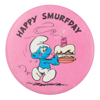 Happy Smurfday Event Button Museum