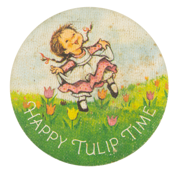 Happy Tulip Time Event Button Museum