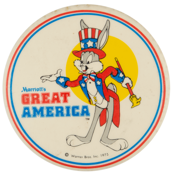Great America Bugs Bunny Event Busy Beaver Button Museum