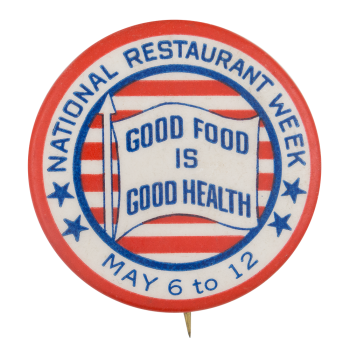 National Restaurant Week Event Button Museum