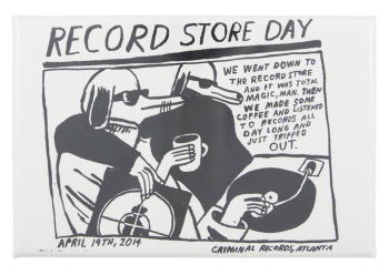 Record Store Day 2014 Event Button Museum