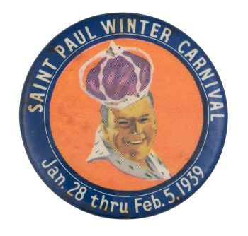 Saint Paul Winter Carnival 1939 Event Button Museum