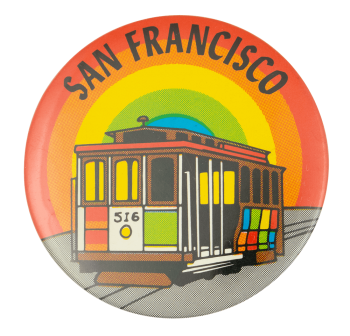 San Francisco Trolley Event Button Museum
