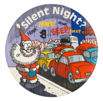 Silent Night Honk Event Button Museum