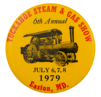 Tuckahoe Steam and Gas Show Event Button Museum