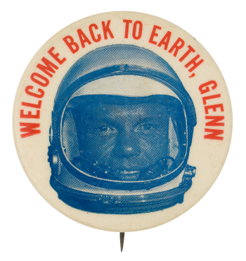 Welcome Back To Earth Events Button Museum