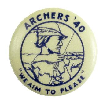 Archers '40 Ice Breakers Busy Beaver Button Museum