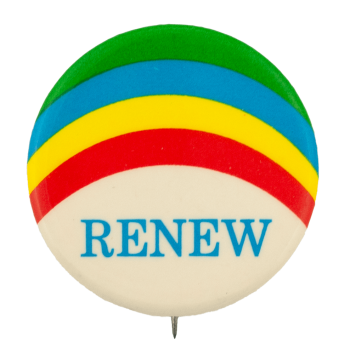 Renew Rainbow Ice Breakers Busy Beaver Button Museum