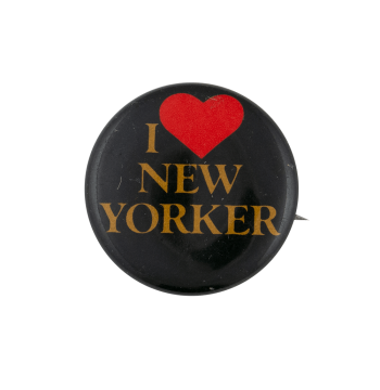 I Love New Yorker I ♥ Buttons Busy Beaver Button Museum