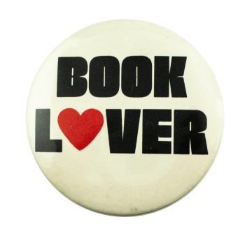 Book Lover I ♥ Buttons Busy Beaver Button Museum
