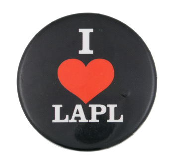 I Love LAPL I Heart Button Museum