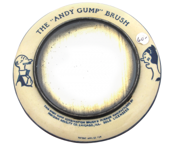 Andy Gump Brush Innovative Button Museum