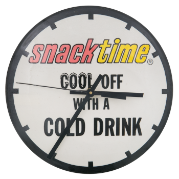 Snack Time Clock Innovative Button Museum