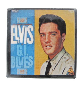 Elvis GI Blues Music Button Museum
