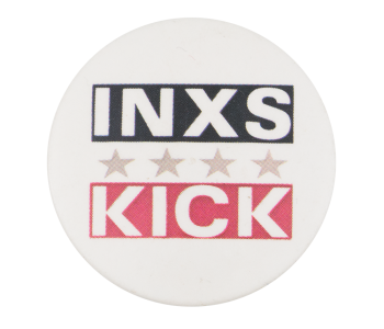 INXS Kick Music Button Museum