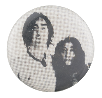 John And Yoko Photograph Music Button Museum