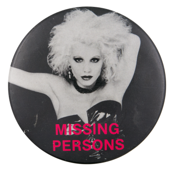 Missing Persons Photograph Music Button Museum