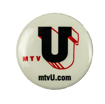 MTVU Red Music Busy Beaver Button Museum