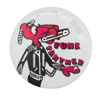 Punk Panther Music Button Museum