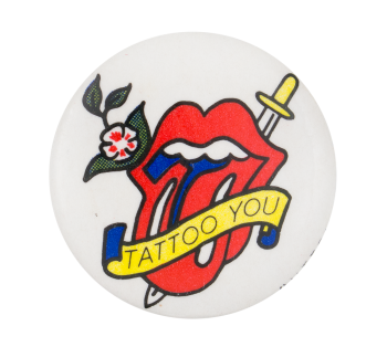 Rolling Stones Tattoo You Music Button Museum