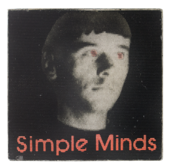 Simple Minds Music Button Museum