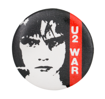 U2 War Music Button Museum