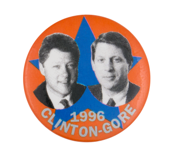 1996 Clinton Gore Political Button Museum