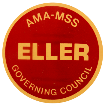 AMA-MSS Eller Governing Council Political Busy Beaver Button Museum