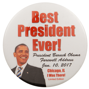 Best President Ever Obama Political Busy Beaver Button Museum