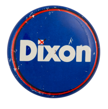 Dixon Check Political Busy Beaver Button Museum