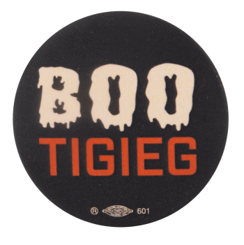 Bootigieg Spooky Political Busy Beaver Button Museum