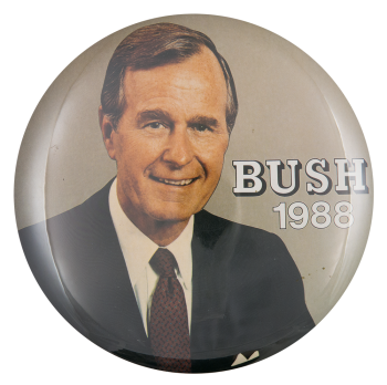 Bush 1988 Political Button Museum