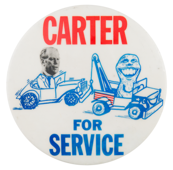 Carter for Service Political Button Museum