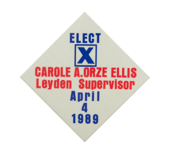 Elect Carole Ellis Political Busy Beaver Button Museum