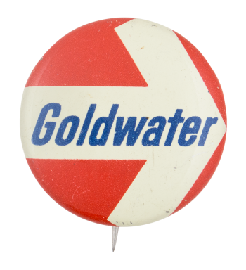 Goldwater Arrow Political Button Museum