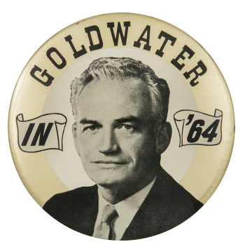 Goldwater in '64 Portrait Political Button Museum