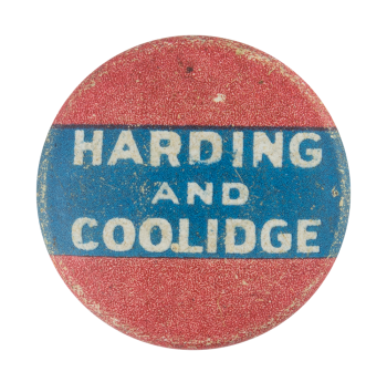 Harding and Coolidge Political Button Museum