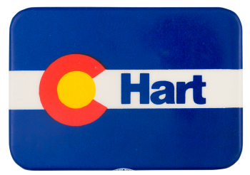 Hart Colorado Political Button Museum