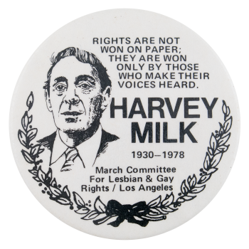 Harvey Milk Political Button Museum