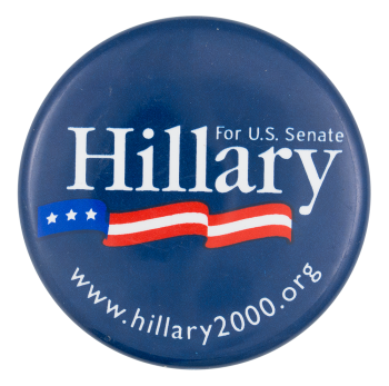 Hillary for U.S. Senate Political Button Museum