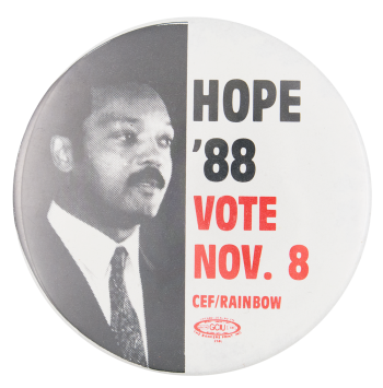Hope '88 Vote Political Button Museum