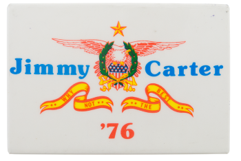 Jimmy Carter '76 Political Button Museum