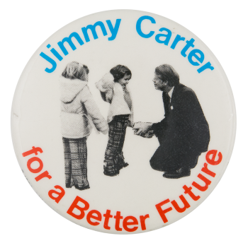 Jimmy Carter for a Better Future Political Button Museum