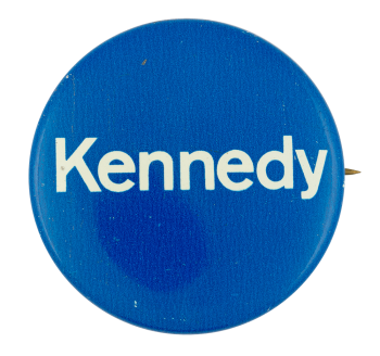 Kennedy Blue Political Button Museum