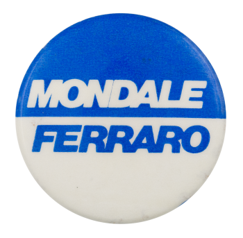 Mondale Ferraro political button museum