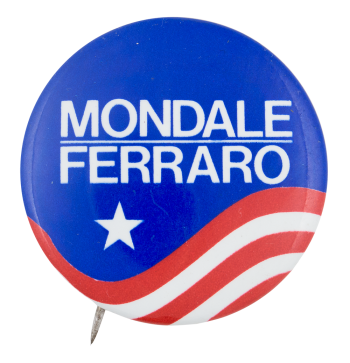 Mondale Ferraro Star Political Button Museum