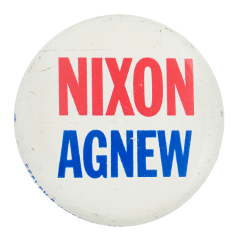 Nixon Agnew Political Busy Beaver Button Museum