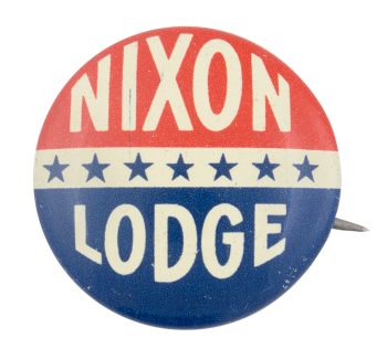 Nixon Lodge Stars Political Button Museum