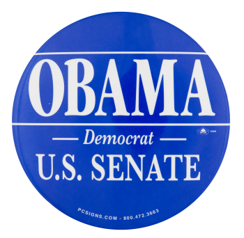 Obama U.S. Senate Political Button Museum